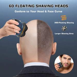 Afeitadora Eléctrica Rotativa 3 en 1 para Hombre, Fácil de Limpiar, Lavable, Múltiples Cabezales de Afeitado, IPX7, Recortadora de Pelo - Product Image 5