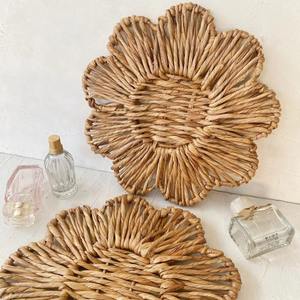 Sustainable Floral Water Hyacinth <b>Placemat</b> Eco friendly products Made in Vietnam Table decoration <b>Woven</b> <b>Placemat</b> Wholesale - Product Image 4