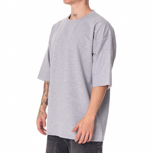 เสื้อยืดผู้ชายโอเวอร์ไซซ์ผ้าฝ้าย100% ออกแบบได้ตามที่ต้องการ - Product Image 2