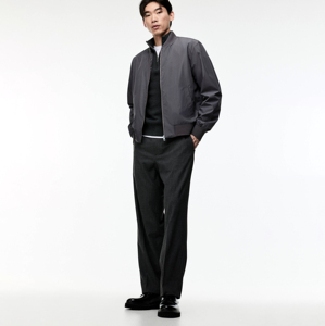 Blouson d'hiver élégant pour homme, tissu imperméable et coupe-vent de haute qualité avec fermeture éclair, blouson léger. - Product Image 3