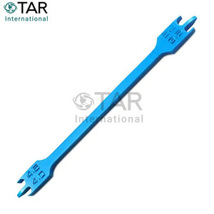 Professional Dental Orthodontic <b>Height</b> <b>Gauge</b> Blue Coated Stainless Steel Measuring <b>Gauge</b> for Accurate Bracket Medic Instruments - Product Image 2