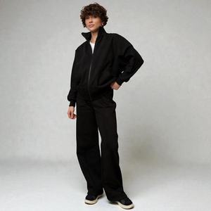 Conjunto de Sudadera con Capucha de Felpa Francesa Unisex para Invierno, Trajes Deportivos con Logotipo Personalizado, Trajes Deportivos Casuales Extra Grandes de Felpa Gruesa de Algodón para Hombre - Product Image 1