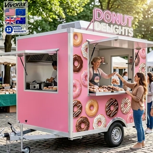 Carrito de Comida Móvil de Acero Inoxidable Estándar Europeo, Camión de Comida Rápida, Remolque para Vendedores Ambulantes, Café, Helados, Frutas, para <span class=keywords><strong>Restaurantes</strong></span> - Product Image 1