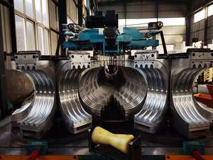 Mesin Pembuat Pipa Saluran Air Bergelombang Dinding Ganda Plastik HDPE DWC Kecepatan Tinggi 110 hingga 315 mm untuk Sistem Drainase Bawah Tanah - Product Image 6