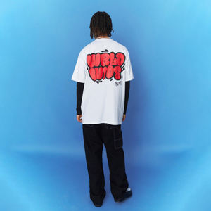 T-shirt unisexe coupe classique, style décontracté urbain, haut tendance avec logo frontal, 100% coton, écologique, respirant, directement de l'usine - Product Image 4