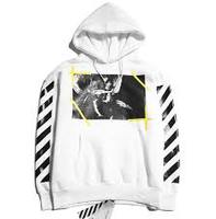 Toptan %100 Pamuklu Polar Astarlı Kışlık Kapüşonlu Sweatshirtler Özel 3D Harf Desenli Büyük Beden Ham Kenarlı Kırışmaz Hızlı Kuruyan Erkekler İçin