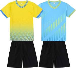 Conjunto de uniforme de fútbol con logotipo personalizado, elegante, sin mangas, 100% poliéster, ligero, transpirable, personalizado para hombres - Product Image 4