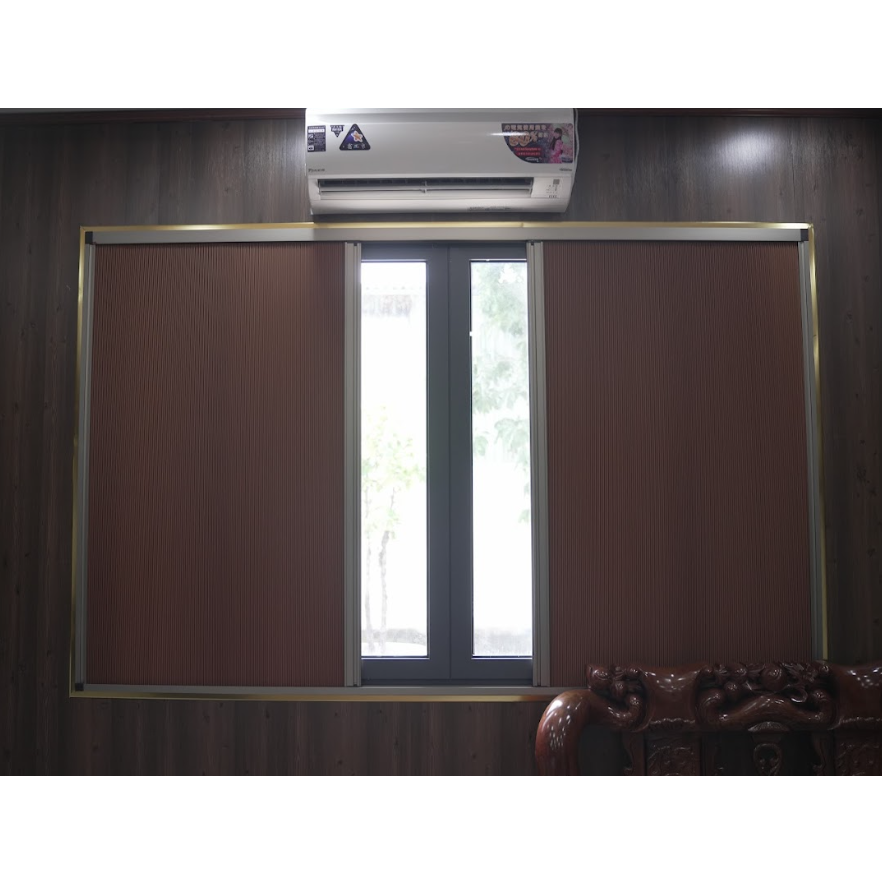 อลูมิเนียม: สีขาว, สีดำ, สีเทา Xingfa, ไม้สีแดง, สีน้ำตาล