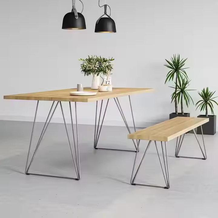 Attractive Wooden Table With Metal Coffee Table Designer Hotel Resort Living Room Furniture Center Table Wholesale Supplier