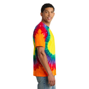 <b>Men</b> Tie Dye Printed <b>T</b> <b>Shirt</b> 100 Percent Cotton <b>Crew</b> <b>Neck</b> Short Sleeve Soft Breathable Casual Summer Wear - Product Image 4