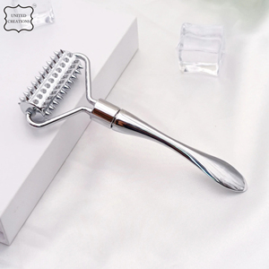 Medical Stainless Steel <b>Gua</b> <b>Sha</b> Facial Massage Tool Guasha <b>Metal</b> Roller for Body and Face Tighten Skin Care Face - Product Image 4