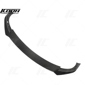 Icooh ชุดไฟเบอร์คาร์บอนไฟเบอร์สำหรับรถแข่งชุดกันชนหน้าตัวแยกขอบสำหรับ <span class=keywords><strong>Tesla</strong></span> รุ่น <span class=keywords><strong>S</strong></span> 2021-2023 - Product Image 2