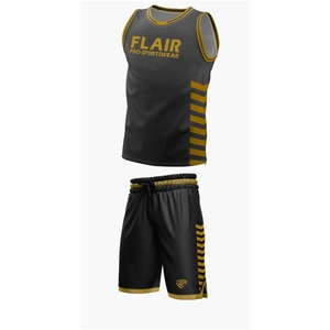 Ensemble de vêtements de basket-ball personnalisable de haute qualité pour hommes-XS Plus Size Digital Breathable T-Shirt Tops Shorts Custom Made - Product Image 5