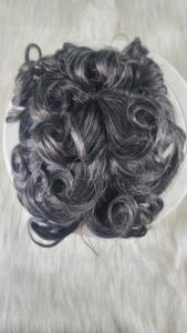 Perruque toupet en cheveux naturels pour hommes avec bonnet en dentelle complète à Dubaï Perruque pour hommes-pour le confort et le style - Product Image 5