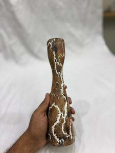 Wooden Candlestick Holder Handcrafted Rustic Round for Bars <b>Home</b> <b>Decor</b> Crafts Galore - Product Image 6