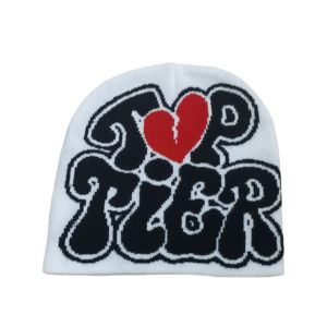 Trending Unisex Warm Winter Digital Printing Solid Color Thickened Knit Custom <b>Beanies</b> for Men Women 2026 - Product Image 2