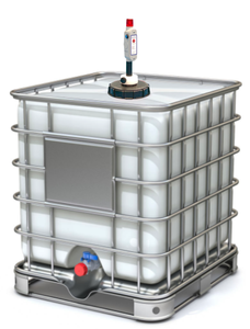 Réservoir d'eau IBC en PEHD 1000L à alimentation directe usine avec cuve sous pression et moteur pour le stockage de produits chimiques et la manutention de liquides - Product Image 2