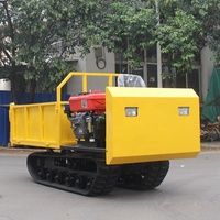 Auto-chargement-Mini-Dumper Petit Camion sur chenilles de montagne Moteur diesel Mini Camions à benne basculante à vendre Prix d'usine
