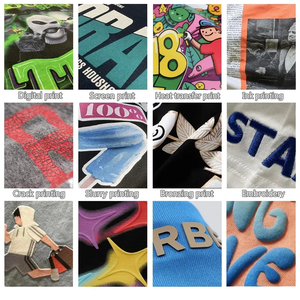 Sudadera con Capucha Estilo Urbano, con Logotipo Personalizado, Bloques de Color, Efecto Desgastado, Estilo Vintage, Lavado Ácido, Bordado, Parches, Diseño de Araña, para Hombre - Product Image 2