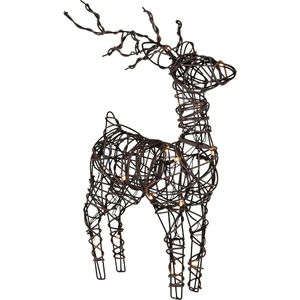 Juego de 3 Adornos de Escultura de Metal de Hierro Forjado Modernos Hechos a Mano con Acabado Negro para Decoración Navideña del Hogar - Product Image 2