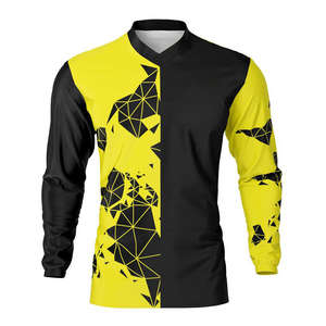 Venta caliente logotipo personalizado Racing Motocross Jersey de alta calidad de secado rápido Auto Moto desgaste transpirable impresión por sublimación - Product Image 6