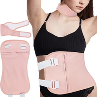 Kits de compresses réutilisables pour la détoxification de la thyroïde et du foie, en coton biologique, à envelopper autour de l'estomac, avec huile de ricin