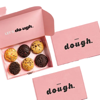 Boîtes d'emballage de biscuits de boulangerie écologiques personnalisées en gros diviseur de papier pour la restauration de gâteau Sushi impression de stratification de Matt