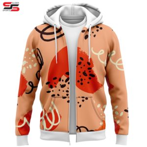 Custom Sublimation Full <b>Zip</b> <b>up</b> <b>Hoodie</b> - Product Image 1