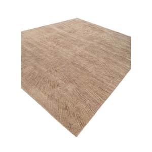 Uvenuti Abstract Pattern Beige & <b>Brown</b> Hand Knotted <b>Wool</b> & Bamboo Silk Rug for Home LRB-5005 - Product Image 2