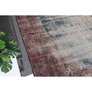 พรมตุรกีขนาดใหญ่พิเศษ 8.6x11.9 ฟุต สีน้ำเงินแดง ลายสัตว์ พรมขนสัตว์ - Product Image 2