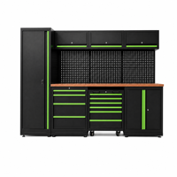 Coffre à outils mobile en acier inoxydable pour l'automobile, armoire à tiroirs verrouillable, service ODM pour atelier automobile