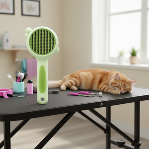 Fresh Style <b>Pet</b> Grooming <b>Brush</b> Manufacturer's Wholesale Hair Removal Slicker <b>Brush</b> for Dog Cat Shedding for Fresh <b>Pet</b> Grooming - Product Image 3