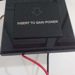 RFID Key Card Holder for Office Use Compatible with Any Key Card Chip 2-<b>Gang</b> Energy Saving Switch Modern Design Fox Domotics - Product Image 6