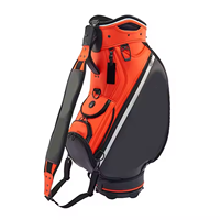 Sacs de golf personnalisés OEM avec broderie de logo Sac de personnel tendance en matériau PU souple et durable pour le sport Sac de visite personnalisé