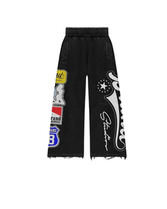 Camiseta de Algodón/Poliéster Transpirable de Secado Rápido, Talla Grande, Corte Regular, Estilo Hip Hop, Cintura Elástica, Forro Polar Grueso, Manga Larga, Personalizable - Product Image 3