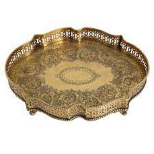 Bandeja de Servicio de Comida de Lujo para Mesa de Comedor de Diseño Rústico Vintage, Aspecto Elegante para el Hogar y Hoteles, a un Precio Impresionante - Product Image 1