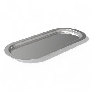 Bandeja Metálica Rectangular Kontensan K119 para Promoción, 160 x 350 x 12 mm, 0.50 L, Turquía - Product Image 1