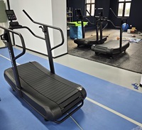 Tapis roulant incurvé BN à cadre en acier renforcé, autonome, sans alimentation électrique, pour salle de sport à domicile, studio d'entraînement professionnel haut de gamme