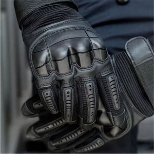 Vente chaude Gants de moto longs unisexes en cuir véritable Véritable équipement de sécurité pour la course Sportswear d'hiver pour adultes Service OEM - Product Image 3