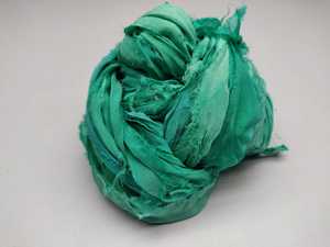 Écologique DIY Recyclé Mousseline De Soie Ruban De Soie Tricotage Cheveux Décorations Bijoux Art Artisanat Emballage Cadeau Recycler Fil - Product Image 6