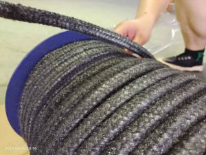 Nhiệt độ cao chất lượng tốt nhà sản xuất sợi thủy tinh bện vuông dây tráng Graphite - Product Image 2