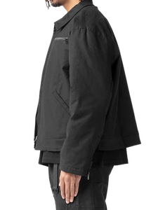 Hot Sale Best Quality <b>Denim</b> Canvas Retro Vintage Fashion <b>Men</b> Custom Mechanic Worker <b>Jacket</b> - Product Image 6