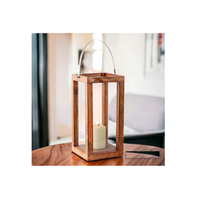 Vente chaude Top Qualité En Bois Bougie Lanterne Décor À La Maison Bougeoirs De Mariage Décoratif Lanterne Bougeoir - Product Image 1