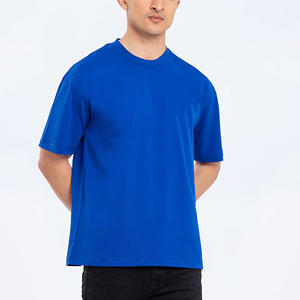 Latest Design 2026 Summer Breathable 100% Cotton <b>Heavy</b> weight Loose Fit Premium Quality <b>T</b> <b>shirt</b> For Man - Product Image 2
