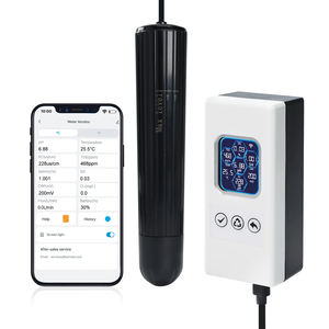 Digital 7 in 1 Smart Aquarium Water <b>Tester</b> for <b>PH</b> Temperature TDS EC Salinity SG ORP Wifi Connected Water Quality Monitor - Product Image 1