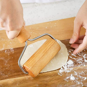 Rouleau à pâtisserie en bois de bambou - Product Image 1