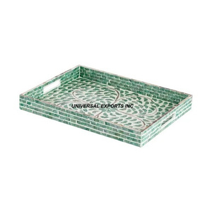 Plateau à chocolat en bois de créateur fait à la main de qualité supérieure-Finition en nacre naturelle élégante et décorative recyclable - Product Image 3