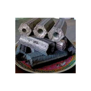 Briqueta de madera dura Hexagonal LUCKY 999 de alta calidad, suministro directo de fábrica, código de carbón negro 002 para Hookah 5% Ash - Product Image 3