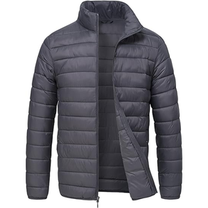 Nouvelle veste d'hiver 2025 de qualité supérieure, veste matelassée à bulles brillantes pour hommes, veste coupe-vent personnalisée - Product Image 1