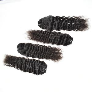 Extensiones de Cabello Virgen Indio Crudo de la Mejor Calidad a Precio de Mayoreo, Alineadas con la Cutícula, Lisas, con Doble Trama a Máquina, Onduladas Naturales, en Venta - Product Image 2